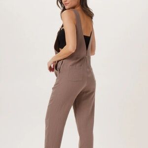 NWT The Normal Brand Kalo overalls in Taupe